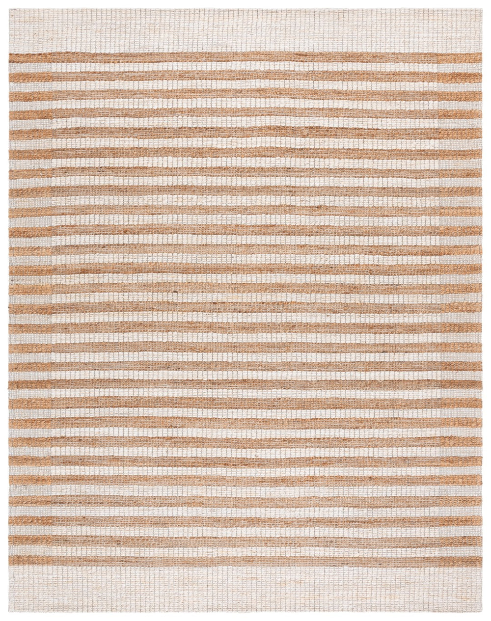 Safavieh Natural Fiber Area Rug - Exquisite Handmade Design In Soft Neutral Tones For Elegant Home Décor Natural ,Ivory 80% Hemp,15% Cotton,5% Polyester Nf561a-6sq