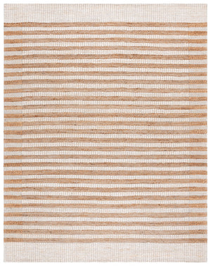 Safavieh Natural Fiber Area Rug - Exquisite Handmade Design In Soft Neutral Tones For Elegant Home Décor Natural ,Ivory 80% Hemp,15% Cotton,5% Polyester Nf561a-6sq