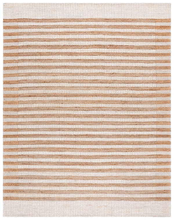 Safavieh Natural Fiber Area Rug - Exquisite Handmade Design In Soft Neutral Tones For Elegant Home Décor Natural ,Ivory 80% Hemp,15% Cotton,5% Polyester Nf561a-6sq