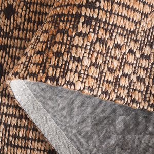 Safavieh Natural Fiber Area Rug – Elegant Eco-friendly Design In Geometric Motif For Stunning Home Decor Natural ,Black 80% Hemp,15% Cotton,5% Polyester Nf562a-6