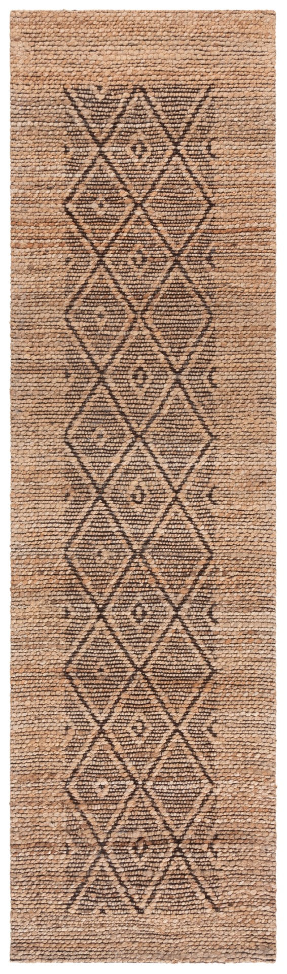 Safavieh Natural Fiber Area Rug - Elegant Jacquard Weave In Earthy Tones For Cozy Living Spaces And Style Natural ,Brown 80% Hemp,15% Cotton,5% Polyester Nf563a-4