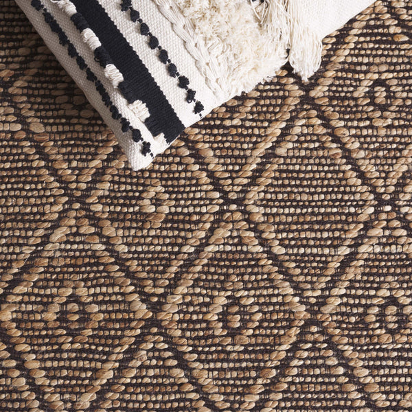 Safavieh Natural Runner Rug - Elegant Geometric Design, Eco-friendly Fiber Blend, Perfect For Hallways & Living Spaces Natural ,Brown 80% Hemp,15% Cotton,5% Polyester Nf563a-5