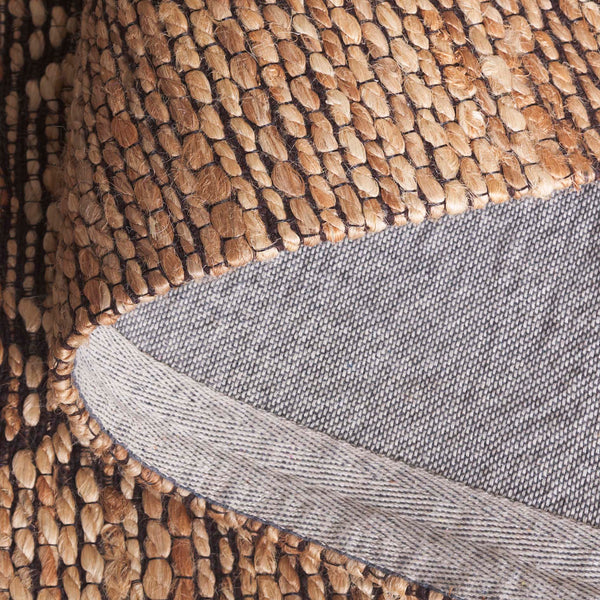 Safavieh Natural Runner Rug - Elegant Geometric Design, Eco-friendly Fiber Blend, Perfect For Hallways & Living Spaces Natural ,Brown 80% Hemp,15% Cotton,5% Polyester Nf563a-5