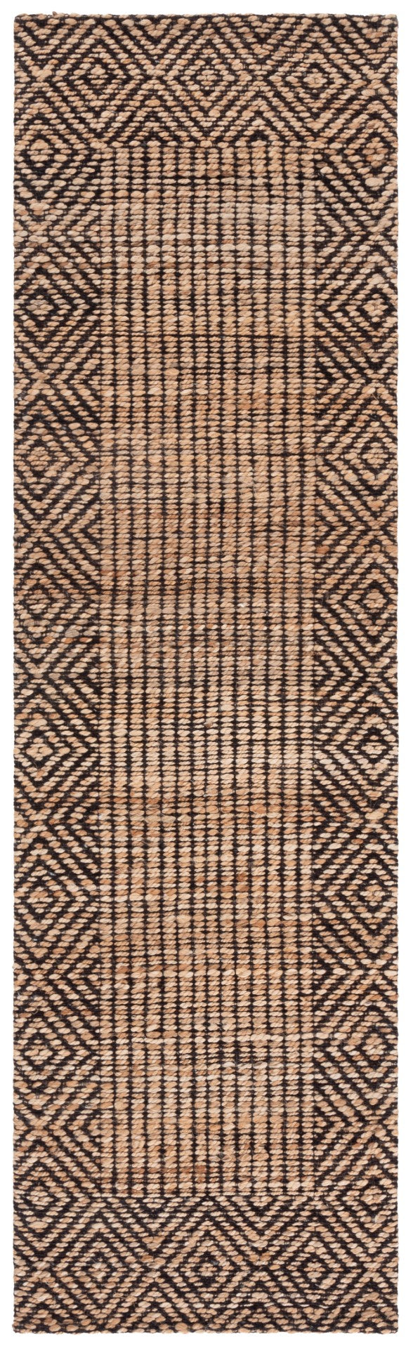 Safavieh Natural Fiber Area Rug - Handcrafted Geometric Design, Sustainable Elegance For Your Home Decor Natural ,Brown 80% Hemp,15% Cotton,5% Polyester Nf565a-6