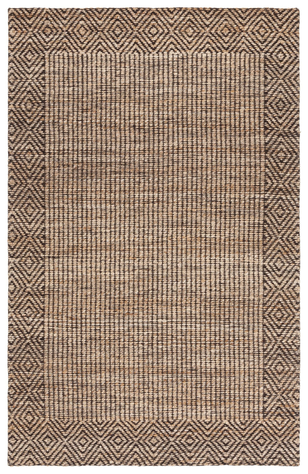 Safavieh Natural Fiber Runner Area Rug - Elegant Jacquard Weave, Eco-friendly Comfort For Hallways & Living Spaces Natural ,Brown 80% Hemp,15% Cotton,5% Polyester Nf565a-5