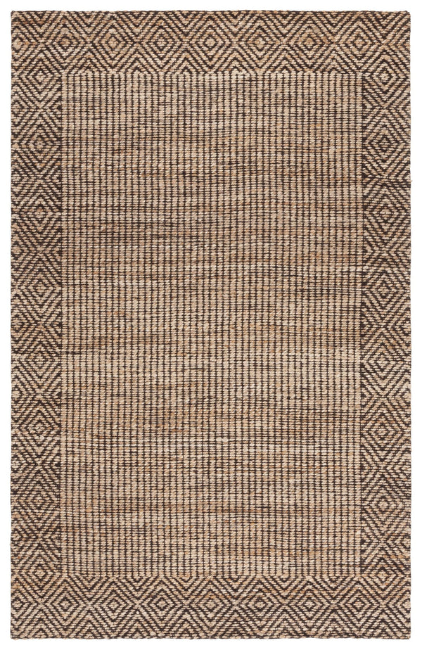 Safavieh Natural Fiber Runner Area Rug - Elegant Jacquard Weave, Eco-friendly Comfort For Hallways & Living Spaces Natural ,Brown 80% Hemp,15% Cotton,5% Polyester Nf565a-5