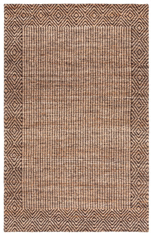 Safavieh Natural Fiber Area Rug - Handcrafted Geometric Design, Sustainable Elegance For Your Home Decor Natural ,Brown 80% Hemp,15% Cotton,5% Polyester Nf565a-6