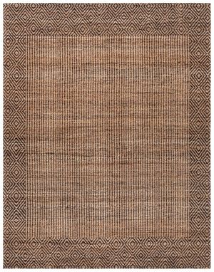 Safavieh Natural Fiber Area Rug - Handcrafted Geometric Design, Sustainable Elegance For Your Home Decor Natural ,Brown 80% Hemp,15% Cotton,5% Polyester Nf565a-6