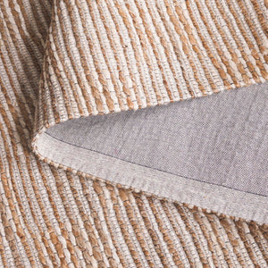 Safavieh Natural Fiber Artisan-crafted Area Rug In Elegant Jacquard Weave For Sustainable Luxury Living Natural ,Ivory 80% Hemp,15% Cotton,5% Polyester Nf567a-9