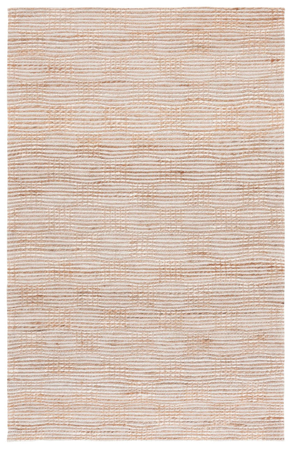 Safavieh Natural Fiber Artisan-crafted Area Rug In Elegant Jacquard Weave For Sustainable Luxury Living Natural ,Ivory 80% Hemp,15% Cotton,5% Polyester Nf567a-9