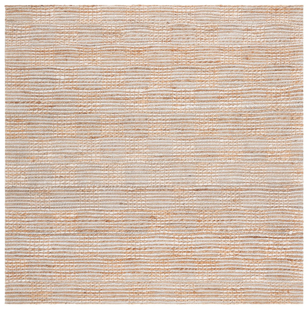Safavieh Natural Fiber Runner Rug - Timeless Elegance With Eco-friendly Durability For Your Home Décor Natural ,Ivory 80% Hemp,15% Cotton,5% Polyester Nf567a-6sq