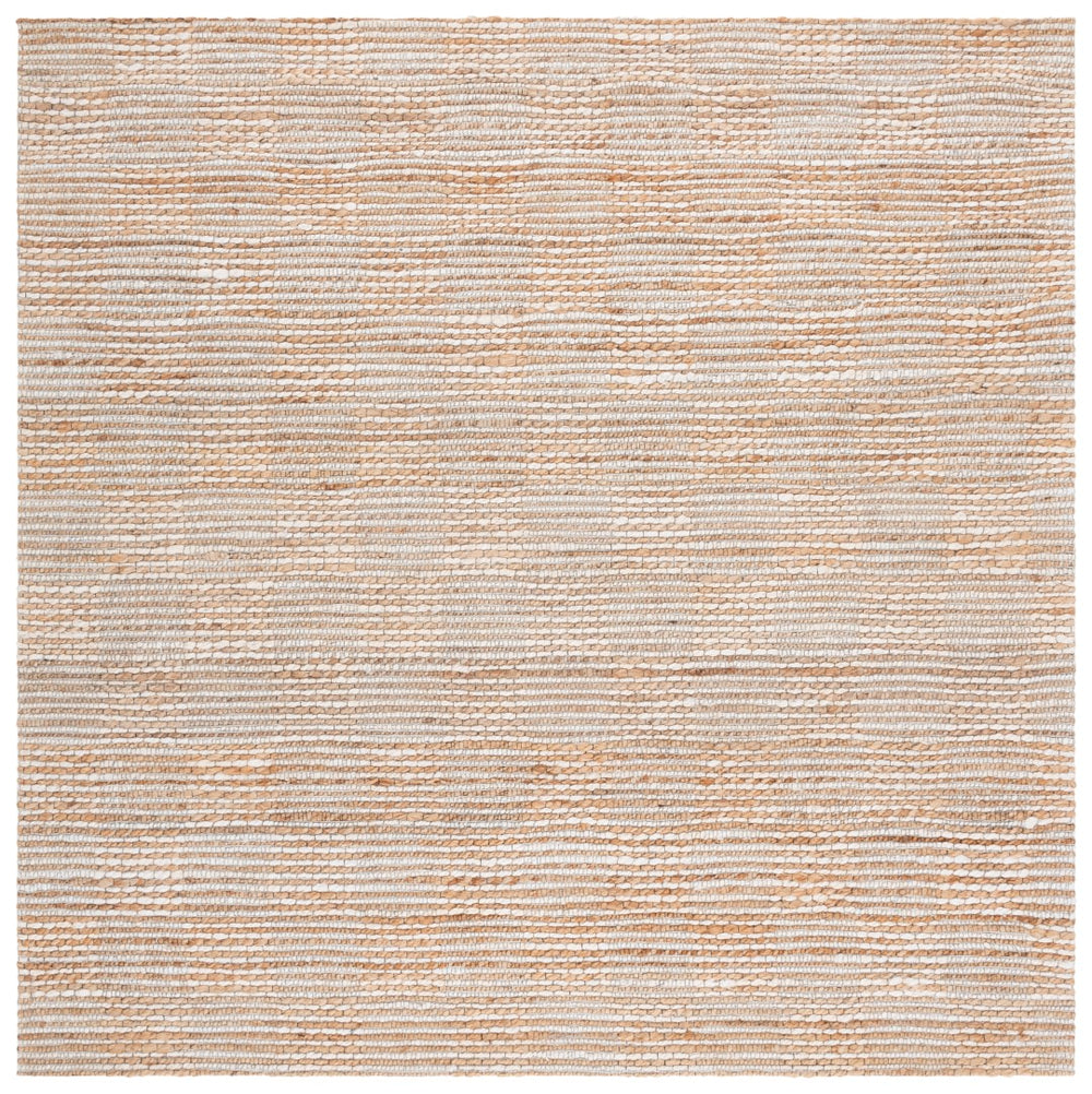 Safavieh Natural Fiber Artisan-crafted Area Rug In Elegant Jacquard Weave For Sustainable Luxury Living Natural ,Ivory 80% Hemp,15% Cotton,5% Polyester Nf567a-9