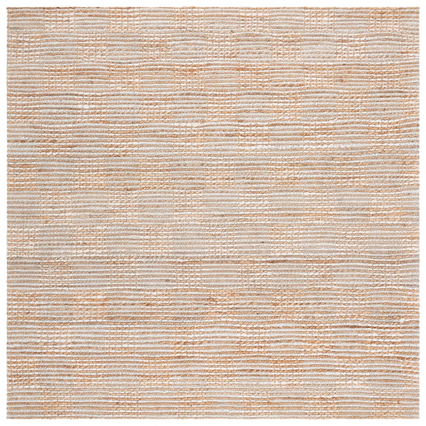 Safavieh Natural Fiber Artisan-crafted Area Rug In Elegant Jacquard Weave For Sustainable Luxury Living Natural ,Ivory 80% Hemp,15% Cotton,5% Polyester Nf567a-9