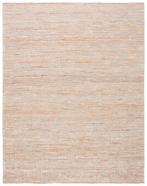 Safavieh Natural Fiber Artisan-crafted Area Rug In Elegant Jacquard Weave For Sustainable Luxury Living Natural ,Ivory 80% Hemp,15% Cotton,5% Polyester Nf567a-9
