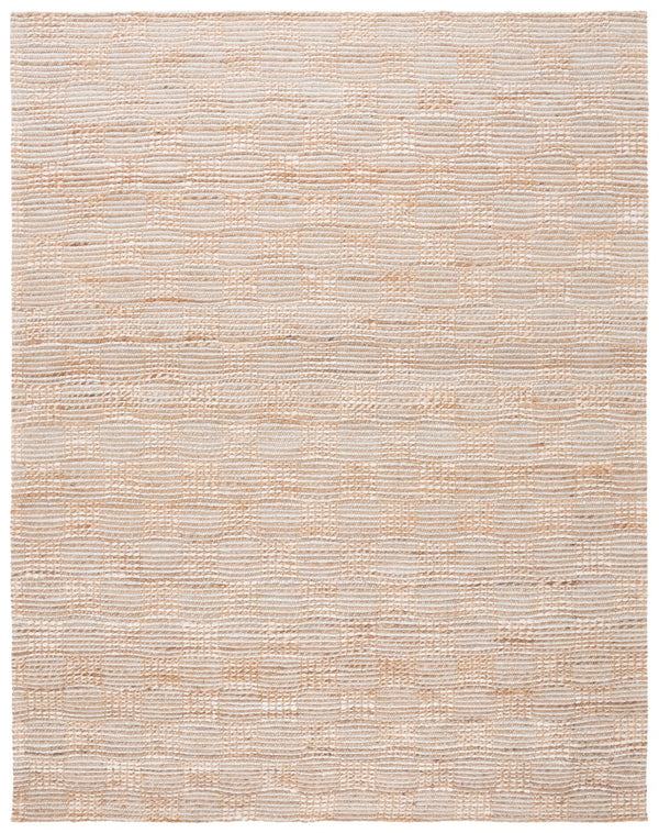 Safavieh Natural Fiber Artisan-crafted Area Rug In Elegant Jacquard Weave For Sustainable Luxury Living Natural ,Ivory 80% Hemp,15% Cotton,5% Polyester Nf567a-9