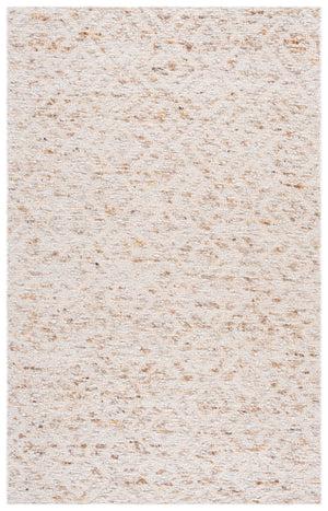 Safavieh Natural Handcrafted Beige Area Rug — Wool Blend, Geometric Modern Design, Durable Soft Pile For Living Spaces 6'-0" x 6'-0" NF569B-6SQ
