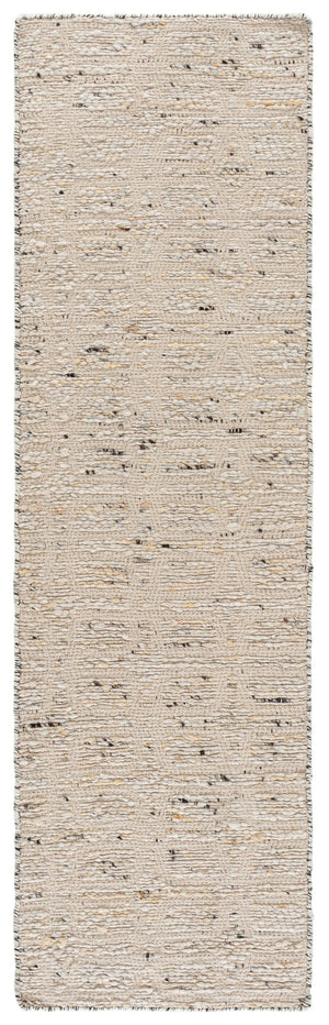 Safavieh Natural Hand-Woven Wool Blend Rug In Ivory Beige — Timeless Neutral Texture For Cozy Living Spaces 5'-0" x 8'-0" NF570A-5