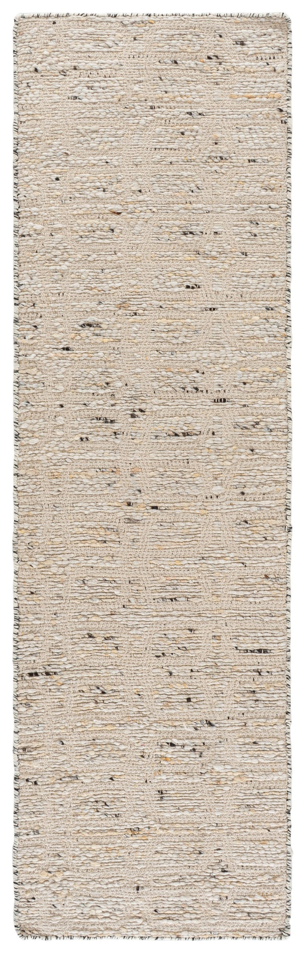 Safavieh Natural Hand-Woven Wool Blend Rug In Ivory Beige — Timeless Neutral Texture For Cozy Living Spaces 5'-0" x 8'-0" NF570A-5