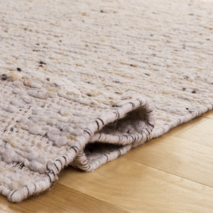 Safavieh Natural Hand-Woven Wool Blend Runner In Ivory Beige — Coastal Casual Low Pile Rug For Hallways 2'-3" x 8'-0" NF570A-28