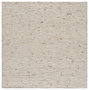 Safavieh Natural Hand-Woven Ivory Beige Area Rug — Soft Wool Blend, Low-Profile 7/8" Pile For Layering Rooms 4'-0" x 6'-0" NF570A-4
