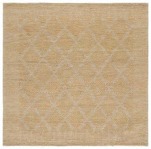 Safavieh Natural Hand-Woven Jute Runner In Ivory And Natural Tones — Coastal Geometric Jacquard Texture, Eco-Friendly 2'-3" x 8'-0" NF572A-28