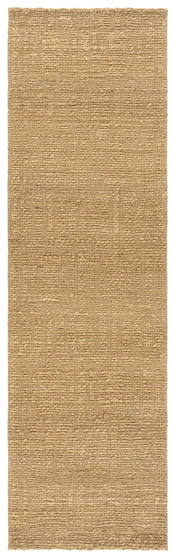 Safavieh Natural Hand-Woven Jacquard Runner — Jute-Cotton Blend, Geometric Neutral Design For Hallways 2'-3" x 8'-0" NF573A-28