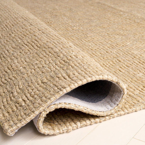 Safavieh Natural Hand-Woven Jacquard Jute Rug 5X8 – Low-Profile Geometric Design, Durable Natural Texture 5'-0" x 8'-0" NF573A-5
