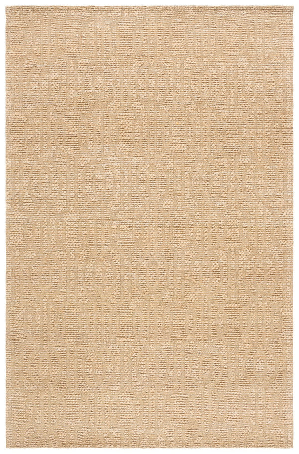 Safavieh Natural Hand-Woven Jacquard Runner — Jute-Cotton Blend, Geometric Neutral Design For Hallways 2'-3" x 8'-0" NF573A-28