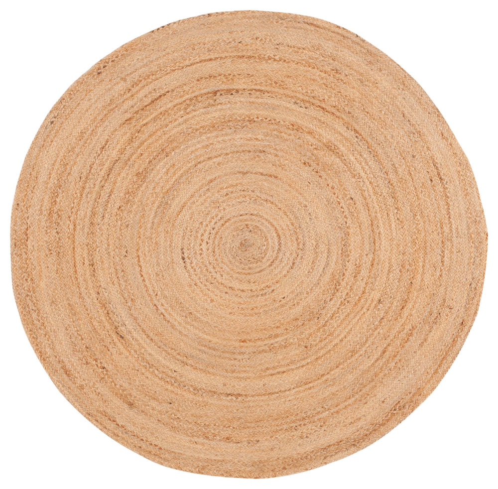 Safavieh Natural Hand Woven Jute Area Rug - Eco-friendly Round Design For Timeless Elegance In Any Space Natural Jute Nf601a-5r