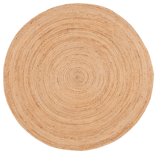 Safavieh Natural Hand Woven Jute Area Rug - Eco-friendly Round Design For Timeless Elegance In Any Space Natural Jute Nf601a-5r