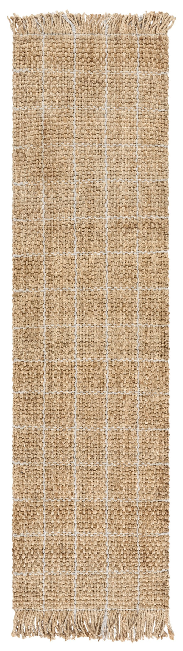 Safavieh Natural Handwoven Jute Area Rug 5X8 Low-Profile Natural Bleach Tones Coastal Rustic Texture 5'-0" x 8'-0" NF602B-5