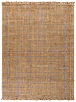 Safavieh Natural Fiber Area Rug - Handwoven Jute 4ft X 6ft - Sustainable Elegance For Any Room Decor Natural ,Grey Jute Nf602f-4