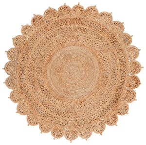 Safavieh Natural Hand-woven Jute Rug - Stylish 5ft Round Design For Cozy Living Rooms And Elegant Spaces Natural Jute Nf603a-6r