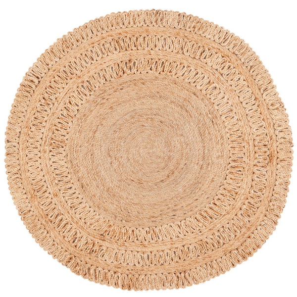 Safavieh Natural Jute Area Rug – Handwoven Elegance From India To Enhance Your Living Space With Charm Natural Jute Nf604a-3r