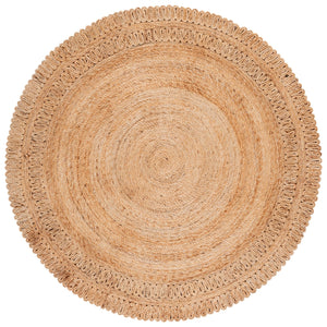 Safavieh Natural Jute Area Rug - Hand-woven Round Design From India, Perfect For Any Home Decor Style Natural Jute Nf604a-6r