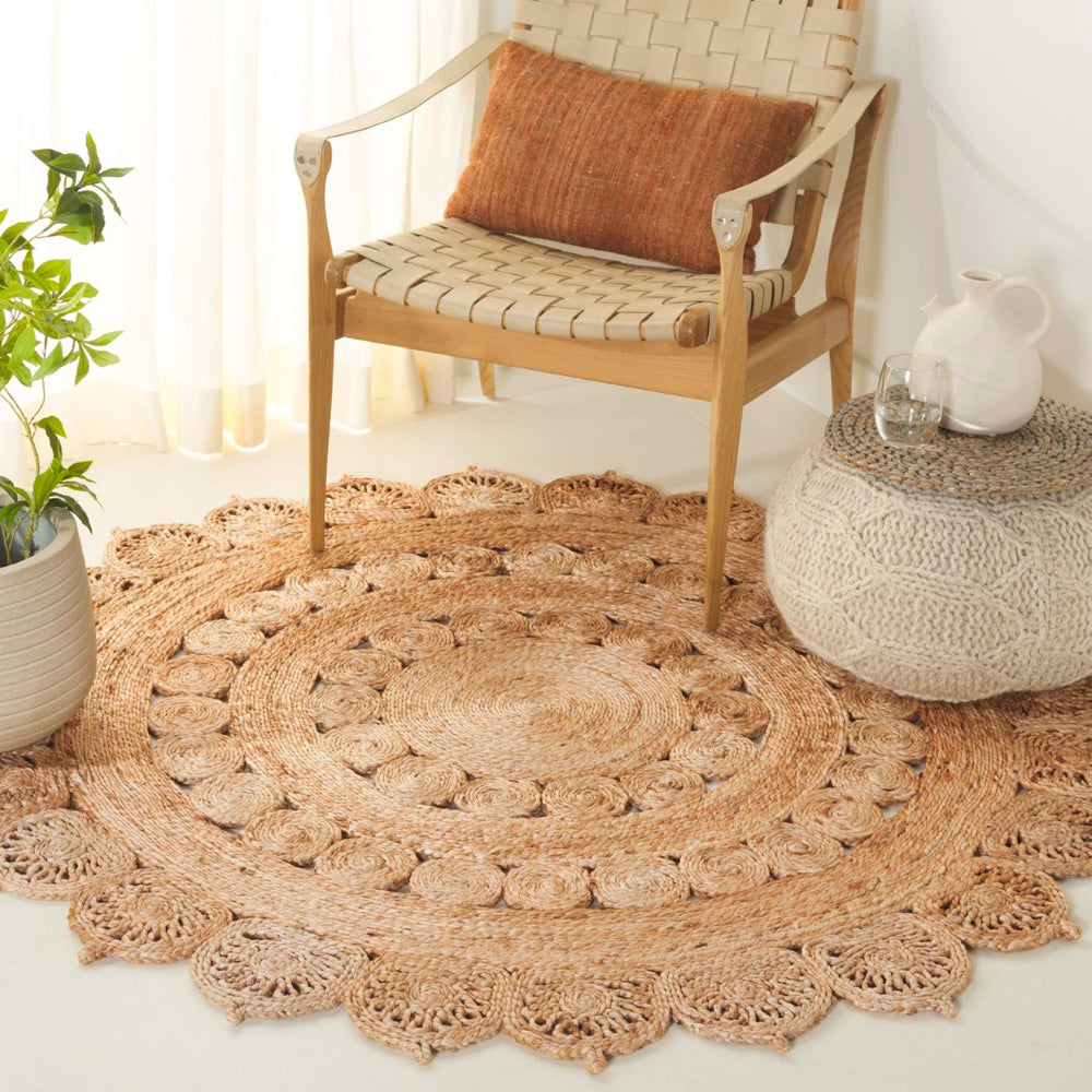 Safavieh Natural Fiber Area Rug - Hand-woven Elegance In Durable Jute, Perfect For Stylish Home Decor Natural Jute Nf605a-3r