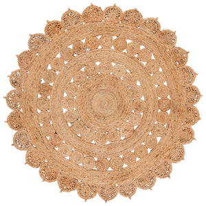 Safavieh Natural Fiber Area Rug - Hand-woven Elegance In Durable Jute, Perfect For Stylish Home Decor Natural Jute Nf605a-3r