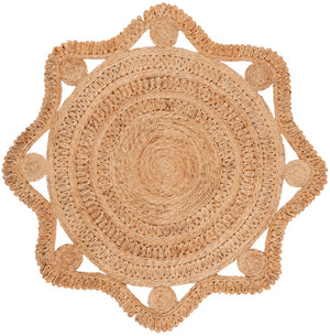 Safavieh Natural Jute Area Rug - Hand-woven Elegance For Your Home, Crafted With Indian Artistry And Durability Natural Jute Nf606a-3r