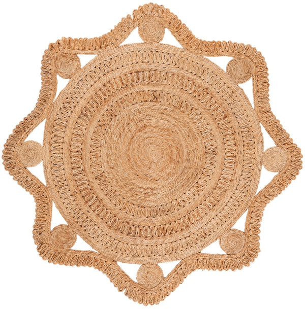 Safavieh Natural Jute Area Rug - Hand-woven Elegance For Your Home, Crafted With Indian Artistry And Durability Natural Jute Nf606a-3r