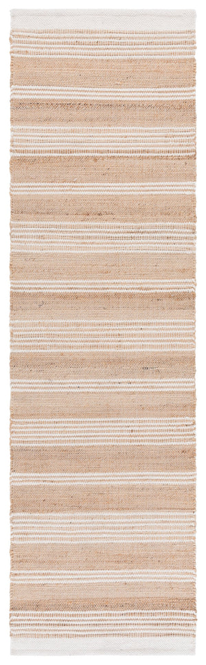 Safavieh Natural Hand-woven Runner Rug - Elegant Eco-friendly Design For Stylish Home Decor & Comfort Natural ,Ivory 70% Jute,20% Wool,10% Cotton Nf608a-28