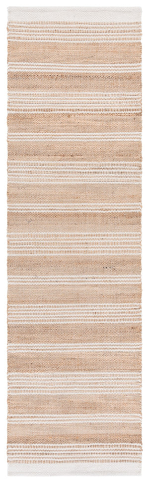 Safavieh Natural Fiber Handwoven Area Rug - Elegant 4x6 Design For Cozy Home Decor, Crafted In India Natural ,Ivory 70% Jute,20% Wool,10% Cotton Nf608a-4