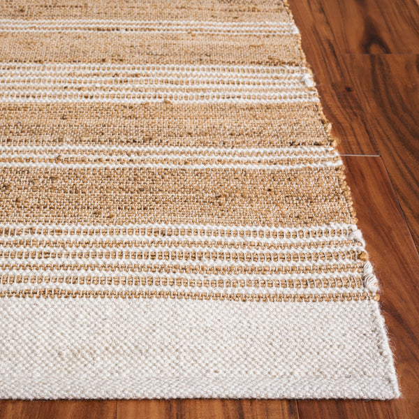 Safavieh Natural Hand-woven Runner Rug - Elegant Eco-friendly Design For Stylish Home Decor & Comfort Natural ,Ivory 70% Jute,20% Wool,10% Cotton Nf608a-5
