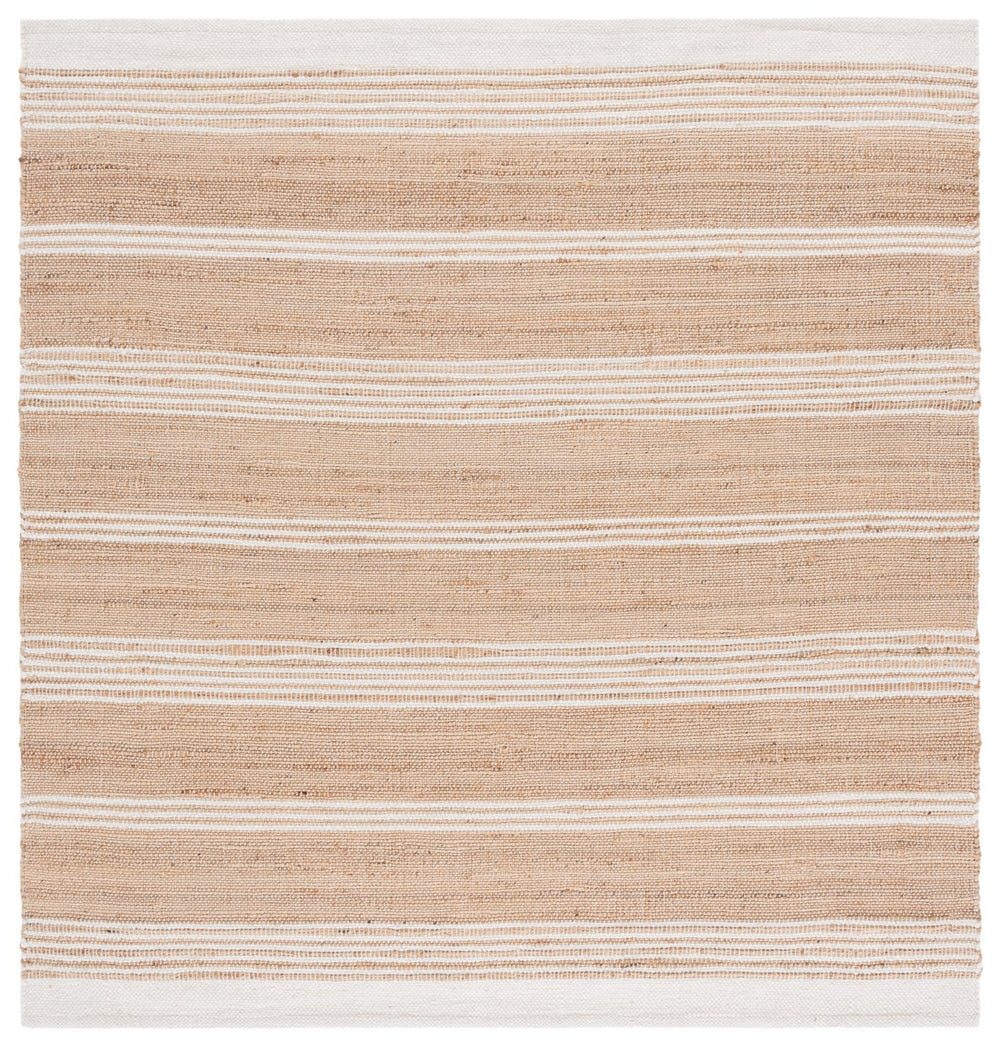 Safavieh Natural Hand-woven Runner Rug - Elegant Eco-friendly Design For Stylish Home Decor & Comfort Natural ,Ivory 70% Jute,20% Wool,10% Cotton Nf608a-6sq