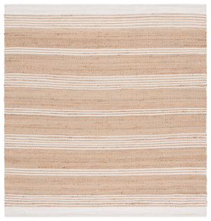 Safavieh Natural Hand-woven Runner Rug - Elegant Eco-friendly Design For Stylish Home Decor & Comfort Natural ,Ivory 70% Jute,20% Wool,10% Cotton Nf608a-6sq