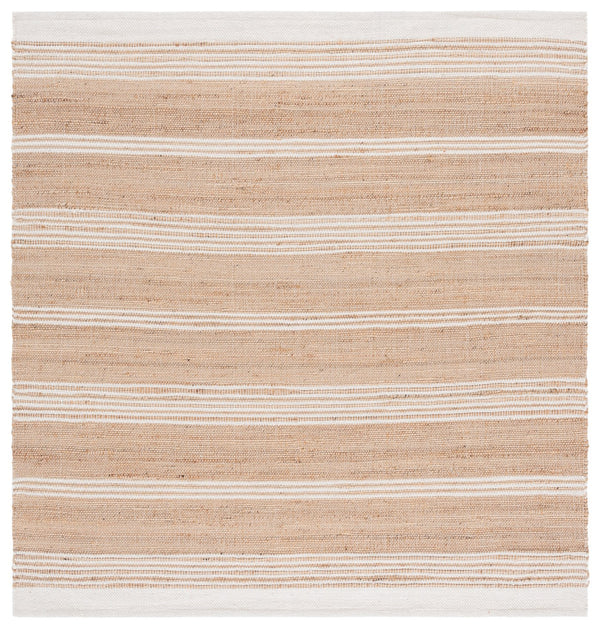 Safavieh Natural Hand-woven Runner Rug - Elegant Eco-friendly Design For Stylish Home Decor & Comfort Natural ,Ivory 70% Jute,20% Wool,10% Cotton Nf608a-6sq