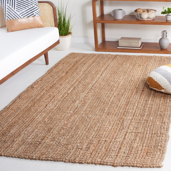 Safavieh Natural Handwoven Jute Area Rug – Elegant 5x7 Design For Comfort, Durability, And Timeless Style Natural Jute Nf747a-57