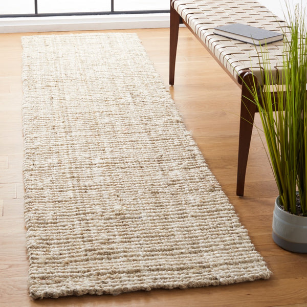 Safavieh Natural Handwoven Jute Area Rug – Elegant 5x7 Design For Comfort, Durability, And Timeless Style Bleach ,Ivory Jute Nf747b-213