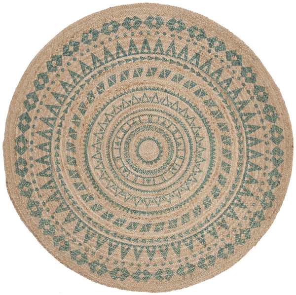 Natural Hand Woven Jute Rug from India - Eco-Friendly Design for Timeless Home Décor Appeal