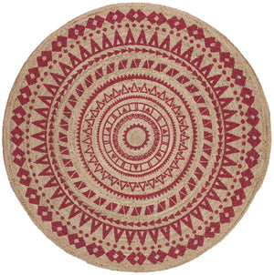 Natural Hand Woven Jute Rug from India - Eco-Friendly Design for Timeless Home Décor Appeal