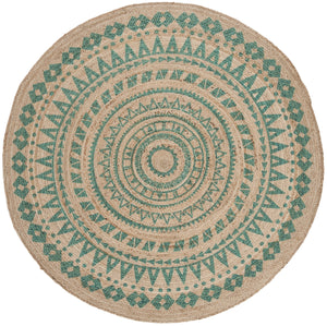 Natural Hand Woven Jute Rug from India - Eco-Friendly Design for Timeless Home Décor Appeal